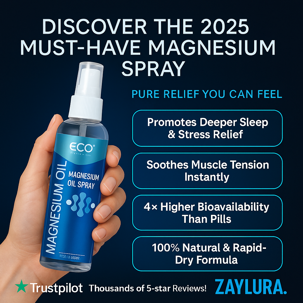 Zaylura™ Magnesium Body Mist – Calm & Rejuvenate