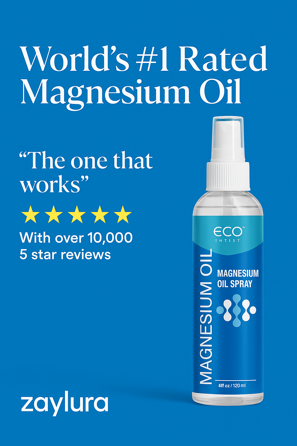 Zaylura™ Magnesium Body Mist – Calm & Rejuvenate
