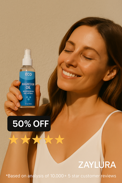 Zaylura™ Magnesium Oil Spray – Instant Relief for Pain, Stress & Sleepless Nights 💧