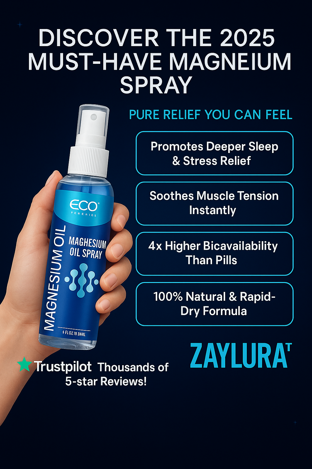 Zaylura™ Magnesium Oil Spray
